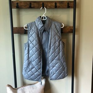 Gray Puffer Vest